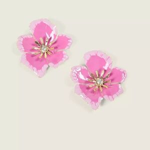 Lane Bryant Floral Stud Earrings NWT